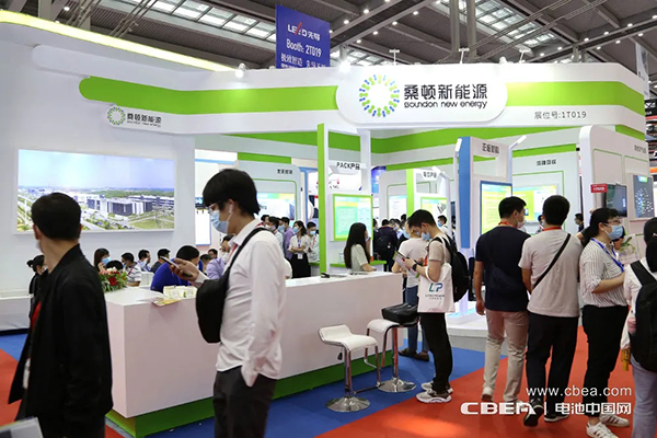 圖為CIBF2021桑頓新能源展位 圖為CIBF2021桑頓新能源展位